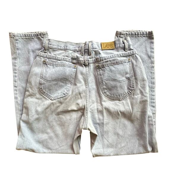 LEE VINTAGE x Womens Light Wash Faded Denim Mom Jeans Size 32" waist 80s 90s - Picture 3 of 8